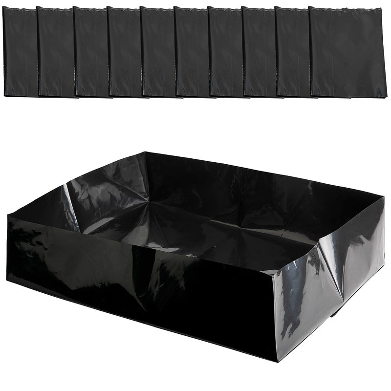 Adnee 10 Pcs Mushroom Monotub Liners-16"" x 13"" x 4"" Monotub Liner Fit Up to 48 Quart Monotub-Monotub Plastic Liners for Mushroom Growing Supplies Liner Replacement - Image 1
